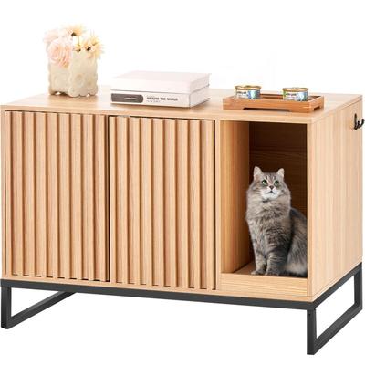 Vevor - Katzentoilettengehäuse, verstecktes Katzentoilettenmöbel, Katzenhausschrank, versteckt, Image