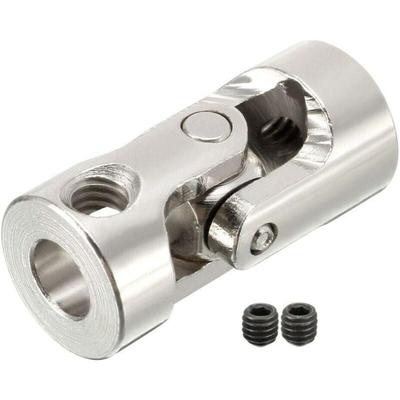 Stück Universalgelenk 2–10 mm Lenkwelle U-Gelenk für Boot, Auto, DIY-Zubehör, Silber