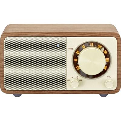 WR-7 Genuine Mini Tischradio ukw Bluetooth® wiederaufladbar Walnuss - Sangean