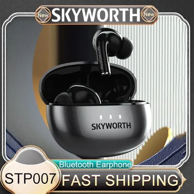 Neue SKYWORTH STP007 Kopfhörer Drahtlose Bluetooth Kopfhörer HiFi Gaming Musik Headset Stereo Anruf Noise Cancelling Headset 250 mAh Image