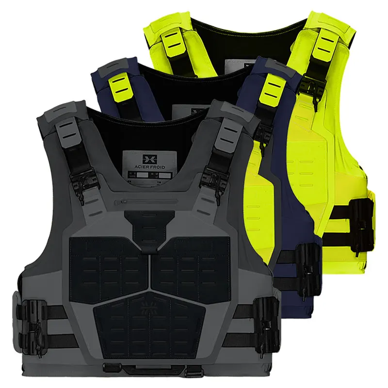 Taktische Weste, Multifunktionsweste, schnell abnehmbare MOLLE-Trainingsausrüstung, verschleißfester und stichfester Schutz Image