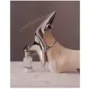 Silber seltsamen Stil spitzen Zehen Hausschuhe seltsame Absätze Schuhe für Frauen sexy Dame Schuhe