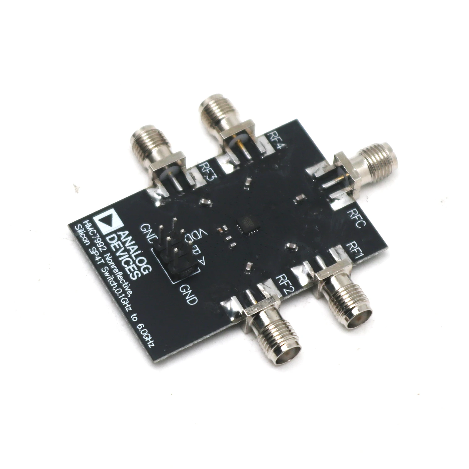 0,1 ~ 6 GHz HMC7992 SP4T Schalter RF Single Pole Four Throw Schalter Signalsteuerung F/HAM Funkverstärker 433 M 915 M 1090 M 2,4 G 5,8 G Image