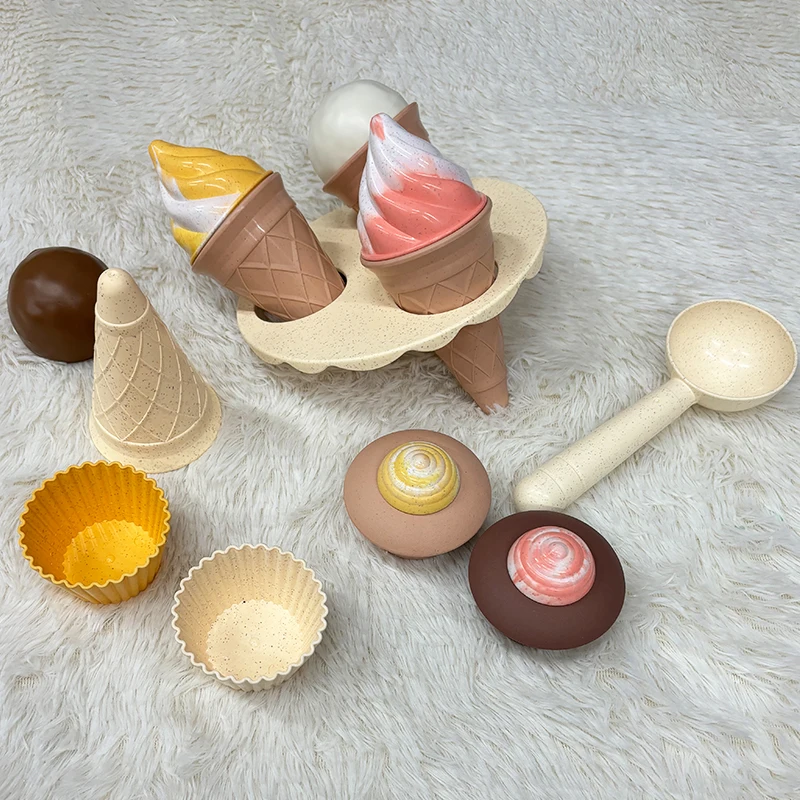 8-teiliges DIY-Spielzeug für Kinder, Eiscreme-Kuchen-Spinnspielzeug, Thanksgiving, Halloween, Weihnachtsgeburtstagsgeschenke. Image