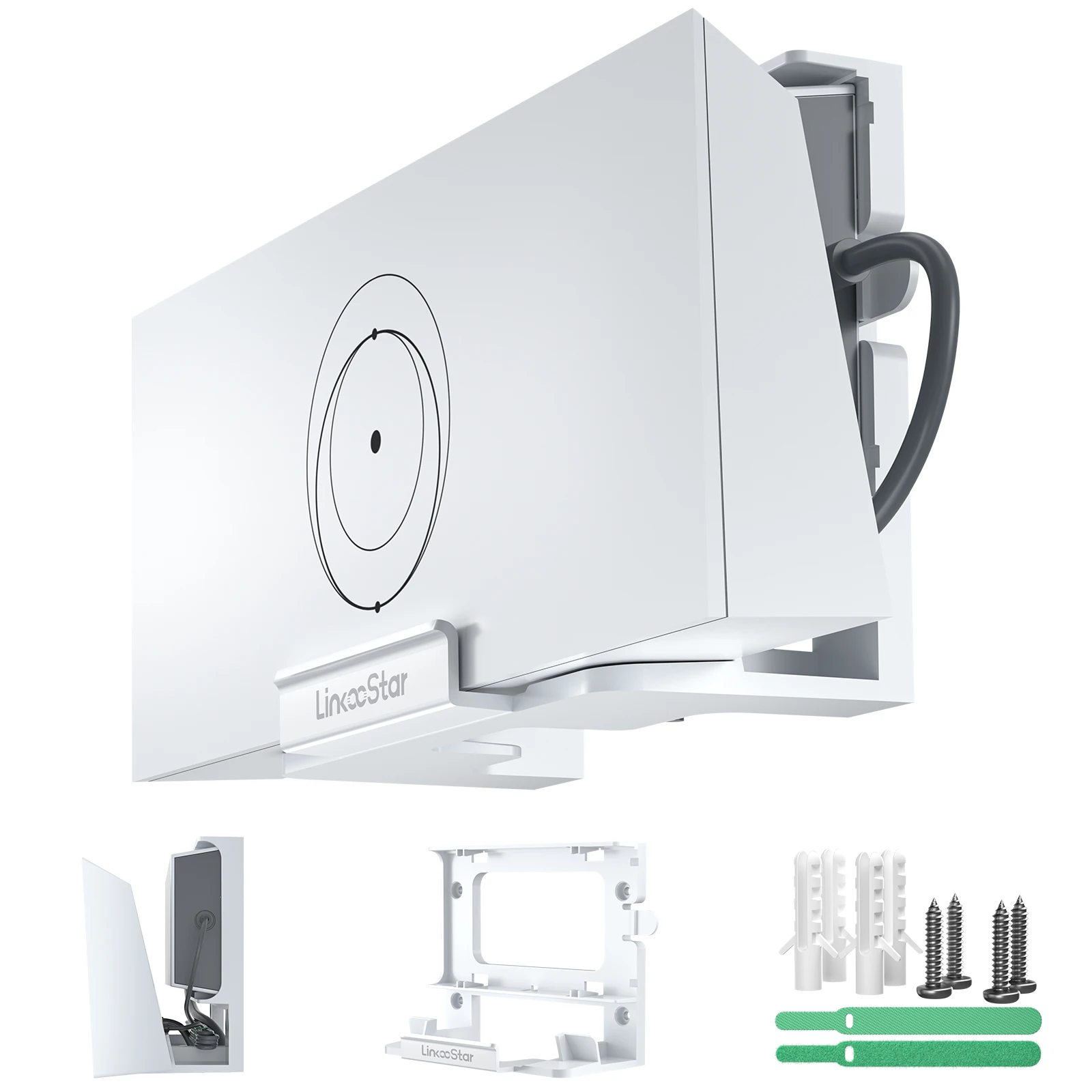 Wandmontagehalterung, Wand- und Dachinstallation, Metall-Set, Router-Montagesatz für StarLink Gen3 V4 Router Power Wireless Wifi Rack Image