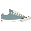 Sneaker CONVERSE "CHUCK TAYLOR ALL STAR LEATHER", Gr. 42, vernal pool, egret, schwarz, Leder, sportlich, Schuhe