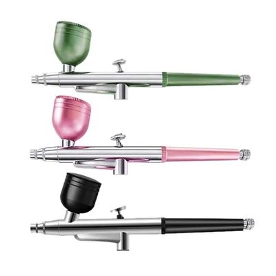 Single Action Airbrush Fluid Cups Quick Remove Air Brush Cap Design Gravity Feed Set for Model Cake