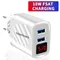 Dual USB Charger 18W EU/US/UK Plug 3A Quik Fast Charging Mobile Phone Charger For iPhone Xiaomi 15