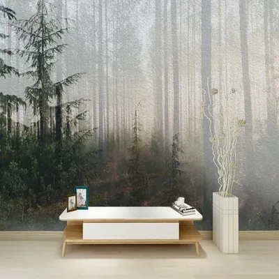Custom 3D Wallpaper Tropical Natural Forest Tree Scenery Photo Wall Mural For Living Room Sofa