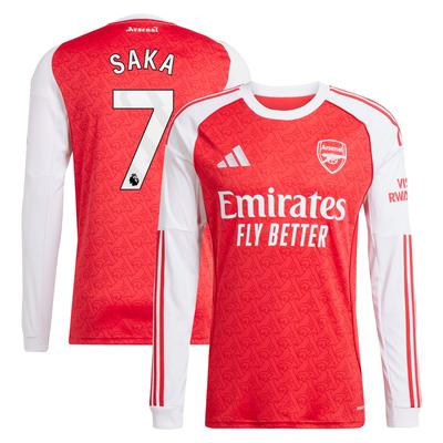 FC Arsenal 2025-26 adidas Heimtrikot - Langarm mit Aufdruck Saka 7 Image
