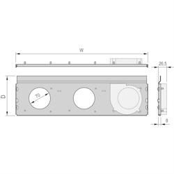 SCHROFF Radiallüftereinheit für ratiopacPRO air - LUEFTERWANNE 84TE 220T KPL. Image