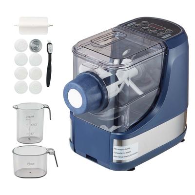 Electric Pasta Maker with Measuring Cups, Cleaning Brush for Home Kitchen - 150W 500g Flour Capacity