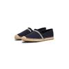 Espadrille TOMMY HILFIGER "FRINGE CANVAS CLOSED ESPADRILLE", Damen, Gr. 38, blau (dunkelblau), Textil, sportlich, Schuhe, Halbschuh, Schlupfschuh, Sommerschuh mit ausgefransten Rand