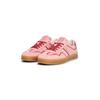 Plateausneaker TOMMY JEANS "THE GREENWICH", Damen, Gr. 39, bunt (rosa, beere), Veloursleder, sportlich, Schuhe, Schnürer, Halbschuh, Freizeitschuh mit Kontrastbesatz