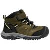 Keen - Kid's Ridge Flex Mid WP - Wanderschuhe US 8K | EU 24 schwarz/oliv