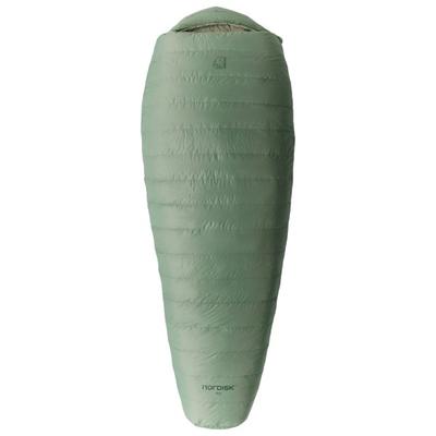 Nordisk - Ides -5° Wide Mummy Sleeping Bag - Daunenschlafsack Gr XL - bis 205 cm Zip: Left Grün