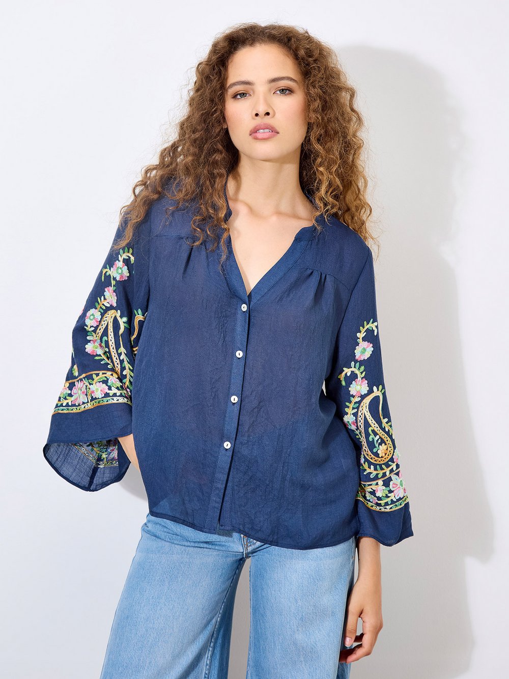 Apricot Bluse Damen marine, 34 Image