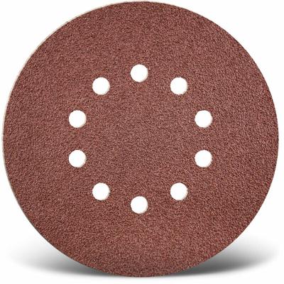 Menzer - Red Klett-Schleifscheiben, 225 mm, 10-Loch, f. Trockenbauschleifer, Normalkorund (5 Stk.) Image