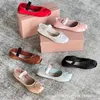 Ballerinas Damenschuhe 43 Mary Jane Schuhe Round Toe Damen schuh Bogen Seiden satin Wohnungen
