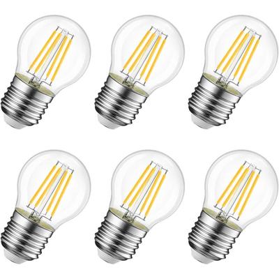 Memkey - 6W LED-Glühlampe E27 G45, entspricht 60W Glühlampe, 806Lm 2700K Warmweiß, Image