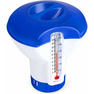 Pool-Chlor-Diffusor mit Thermometer, automatischer schwimmender Spender, Image