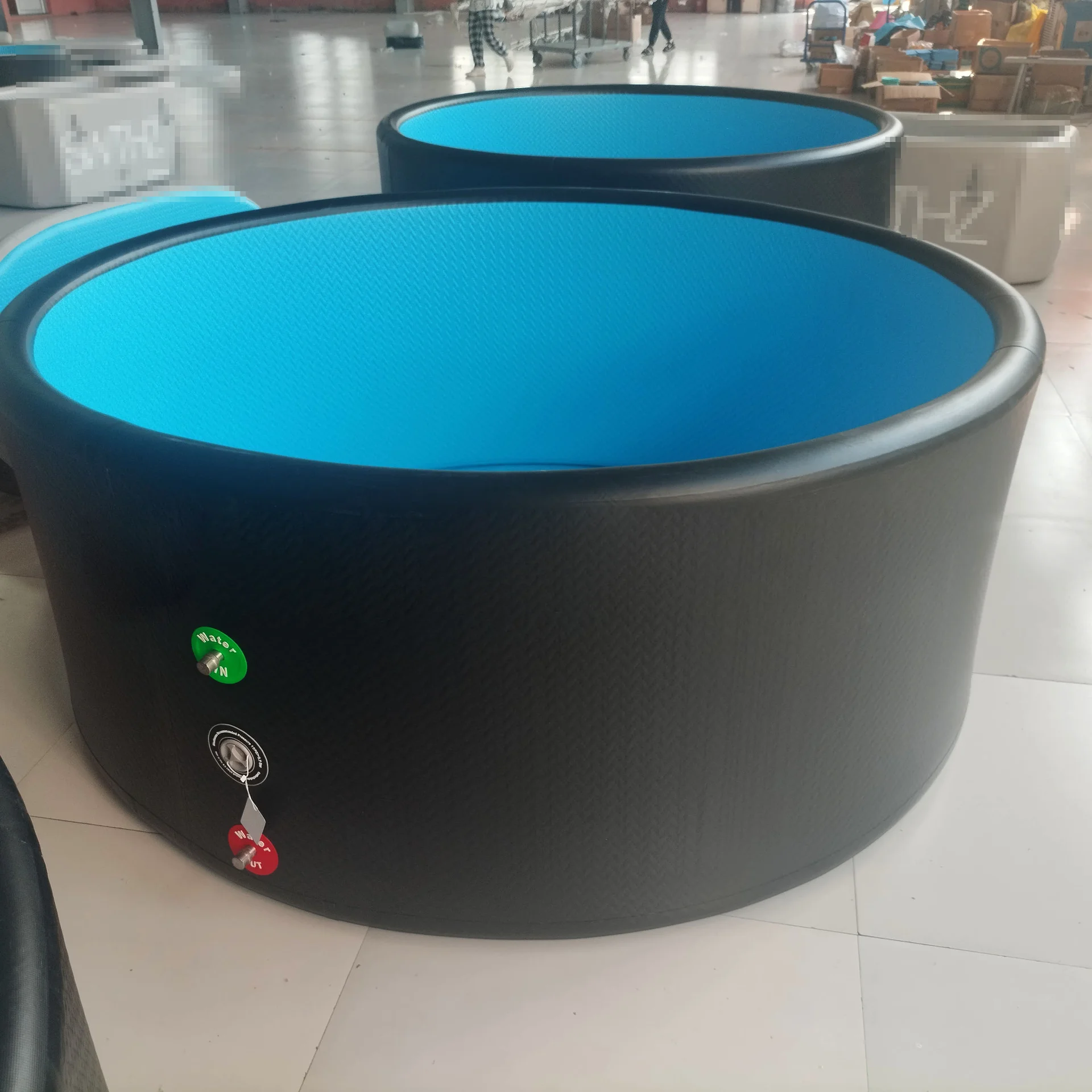 Runde Outdoor-Massage-Whirlpools, SPA-Pool, 2–4 Personen, Wassersport, Outdoor-Pool, aufblasbar Image