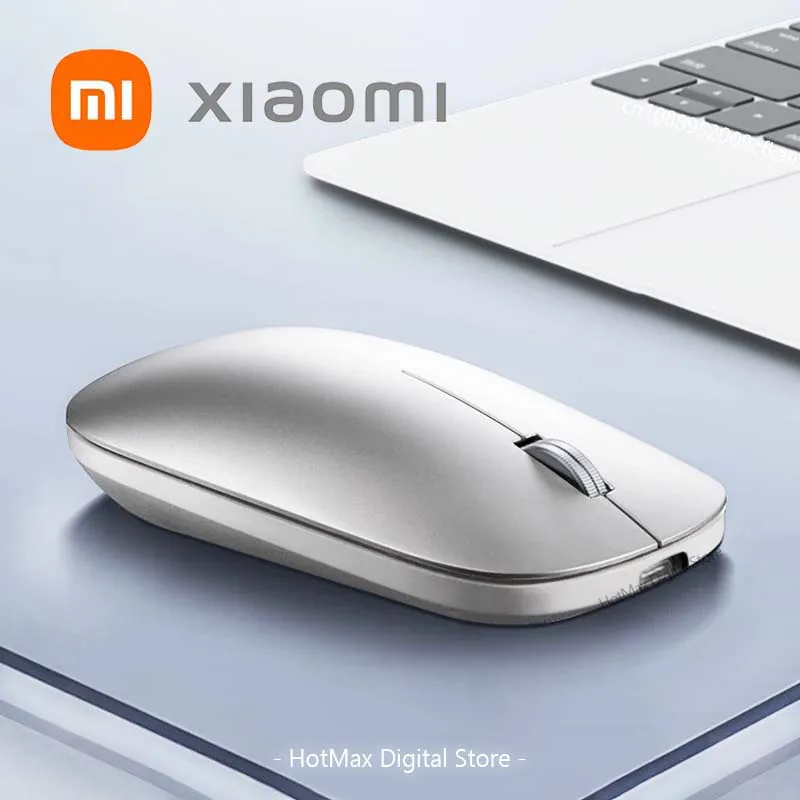 Xiaomi Dual Mode Maus 1600 DPI Einstellbar Bluetooth Typ-C Wiederaufladbare Drahtlose Stummschaltung Morandi Tragbare Arbeits Ergonomische Mäuse