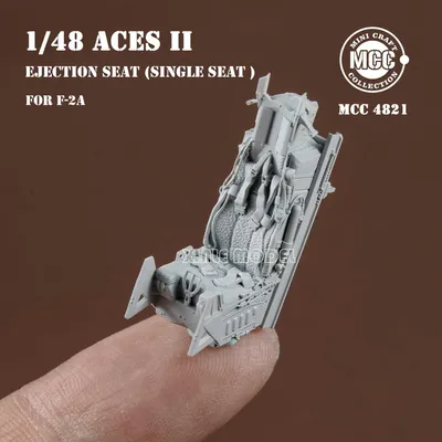 MCC 3D-gedrucktes Modell Ersatzteile 4821 ACES II F-2A Auswurfsitz 1/48 1/72 Image