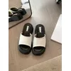 Damenschuhe, Damen-Hausschuhe, Outdoor-Rutschen, Plattform, 2025, Silber, Sommer-Skandale, Schuhe,