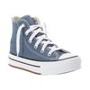 Sneaker CONVERSE "CHUCK TAYLOR ALL STAR EVA LIFT PLATFORM", Gr. 29, lakeside blau, weiß, schwarz, Textil, sportlich, Schuhe