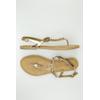 Tamaris Damen Sandale, Gr. 43, gold, Leder
