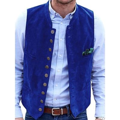 Karneval Oktoberfestbier Kostüm Trachtenweste Bayerisch Deutsch München Wiesn Herren Hochzeit Party Stoff im traditionellen Stil Image