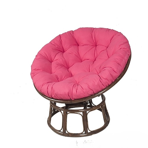 rundes Kissen für Balkon, Terrasse, Garten, Outdoor oder Indoor, Stuhlkissen, Hängekissen, Eier-Ersatz-Stuhlkissen