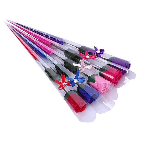 Künstlicher Seifenrosenstrauß, duftende Kunstrosen für Esstisch, Schlafzimmer, Arbeitszimmer, Vasendekoration, perfekt für den Valentinstag und als Werbegeschenk Image