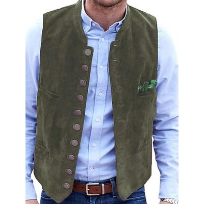 Karneval Oktoberfestbier Kostüm Trachtenweste Bayerisch Deutsch München Wiesn Herren Hochzeit Party Stoff im traditionellen Stil Image