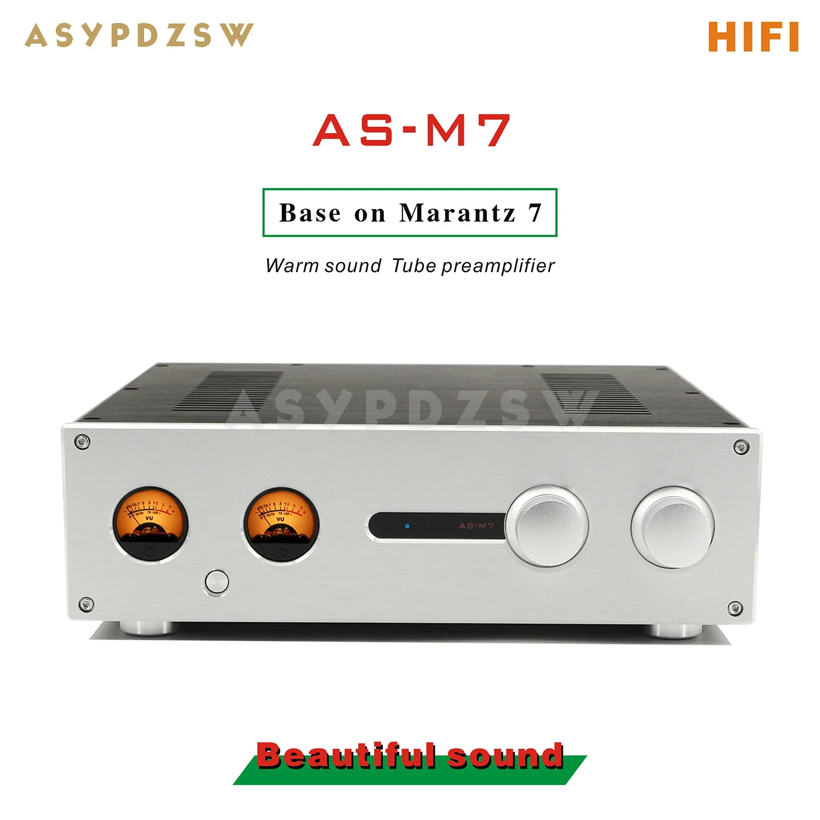 Bellissimo suono Base preamplificatore valvolare stereo HIFI AS-M7 su circuito originale preamplificatore Marantz 7