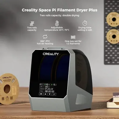 US.EU Creality Official Space Pi Filament Dryer Plus 3D Printer Upgraded 2 Rolls Filament Dehydrator