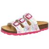 Pantolette LICO "Pantolette Bioline Flower Kids", Kinder, Gr. 30, weiß, Synthetik, Schuhe