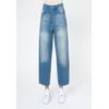 Bequeme Jeans FRESHLIONS "Silvia", Damen, Gr. M, EURO-Größen, blau, 100% Baumwolle, unifarben, casual, Jeans, mit stylischer 7/8-Länge