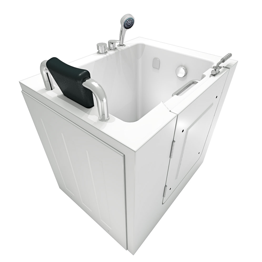 Senioren Sitzbadewanne Sitzwanne Badewanne mit Tür S02-C-L 100x78 cm Image