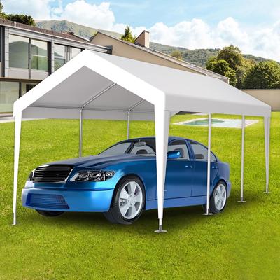 12x20FT Heavy-Duty Carport Canopy, Waterproof UV Resistant, 76 Buckles