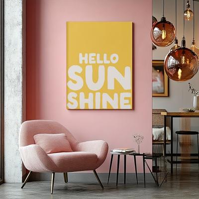 TEMU 1pc, With Frame, 12x16inch Art Print Apartment Art Poster, Cute Bedroom Art Dorm Decor, Wall Art, Nursery Wall Art, Positive Decor Image