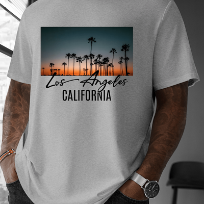 TEMU Men's Short-sleeve T-shirt, Versatile Base Layer, Summer Clothing, Plus Size Image