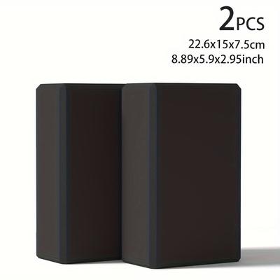 TEMU Color Yoga Block, Non-slip High Density Yoga Blocks, Suitable For Body Shaping, Leg Pushing, Yoga And Pilates Image