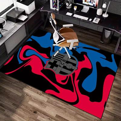TEMU Barcelona Fcb Themed Office Carpet Chair Mat Protector 800g/m² Image