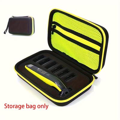 TEMU Eva Hard Case Electric Shaver Travel Storage Bag For Norelco Qp150/qp2520/90/70 - Portable Carrying Pouch, No Power Needed, Razor Travel Case, Shaving Box, Carrying Bag Image