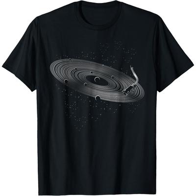 TEMU Funny Music Mexican Design - La Dj T-shirt100% Cotton Shirt 180g Heavyweight T-shirts For Men Women Mom , Black Crewneck Short Sleeve, S-xxxl Regular-fit Shirt Cotton Printed Shirts Image