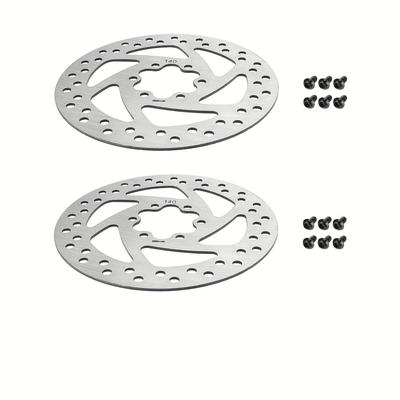 TEMU 140mm 6hole Disc Brake Disc (44mm Diagonal) Electric Scooter Disc Rotor Brake For 140mm 6-hole Rotor Bmx Mtb Bike Disc Brake(2set) Image