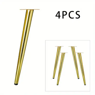 4pcs Furniture Leg Accessories Furniture Metal Furniture Legs Replacement Sofa Living Room Bedroom Table Cabinet TV Stand Feet