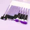 OMGD Make-up-Pinsel, lila Set für Kosmetik, weich, niedlich, Schönheit, Foundation, Puder,